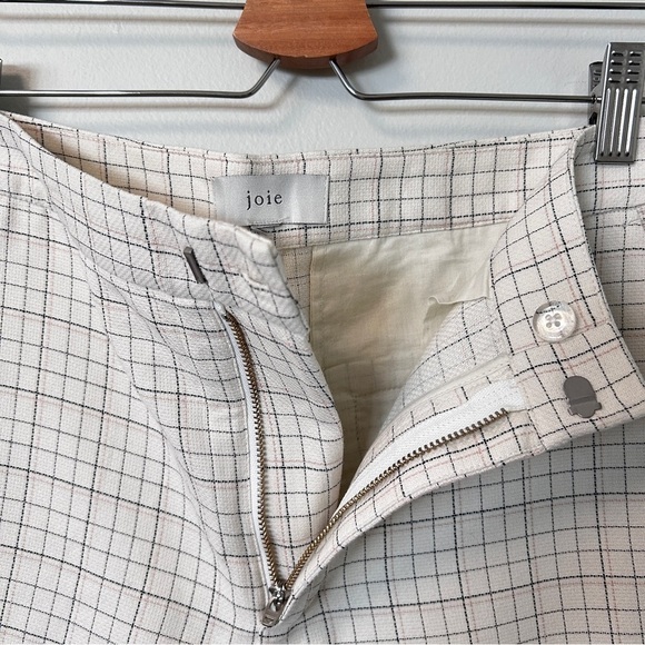 Joie Dicra Checked Cropped Pants - Picture 6 of 8